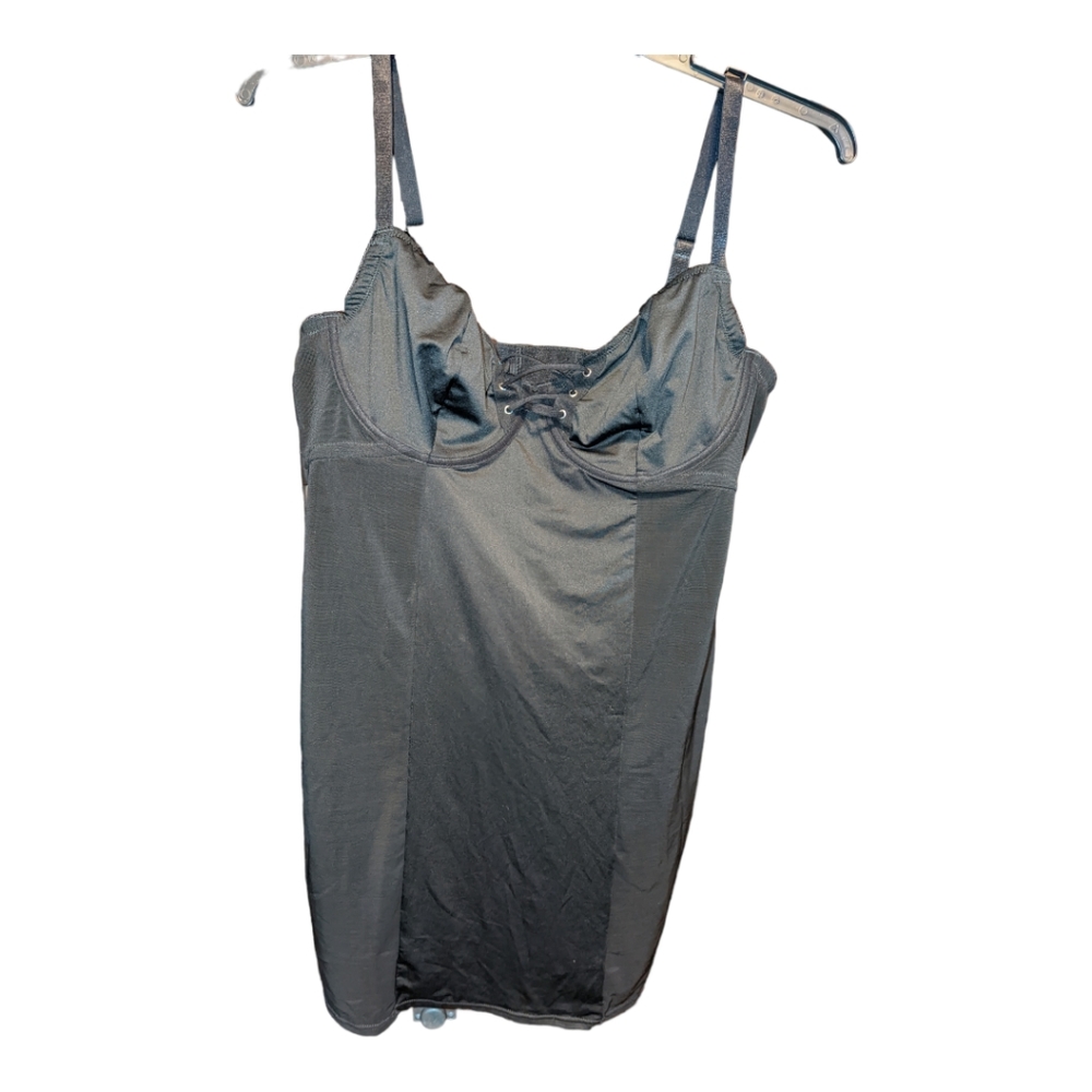 Torrid Plus Size 2 Black Cut-Out Chemise w/sheer sides, Lingerie NWT